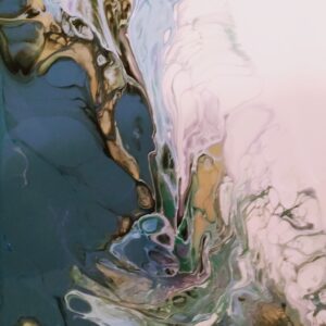 "Crashing Waves" 11 x 14" Original acrylic Dutch pour canvas, unframed by Dawn Watts